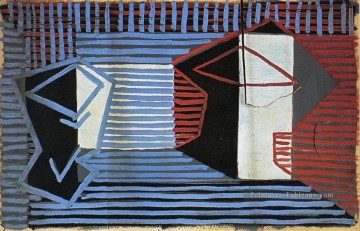 Pablo Picasso œuvres - Verre et compotier 1922 cubiste Pablo Picasso